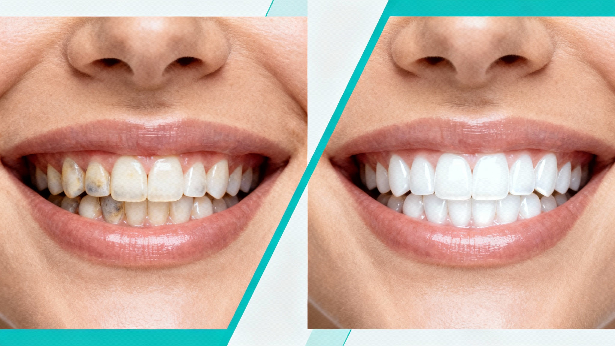 Transformação do sorriso - Antes e Depois